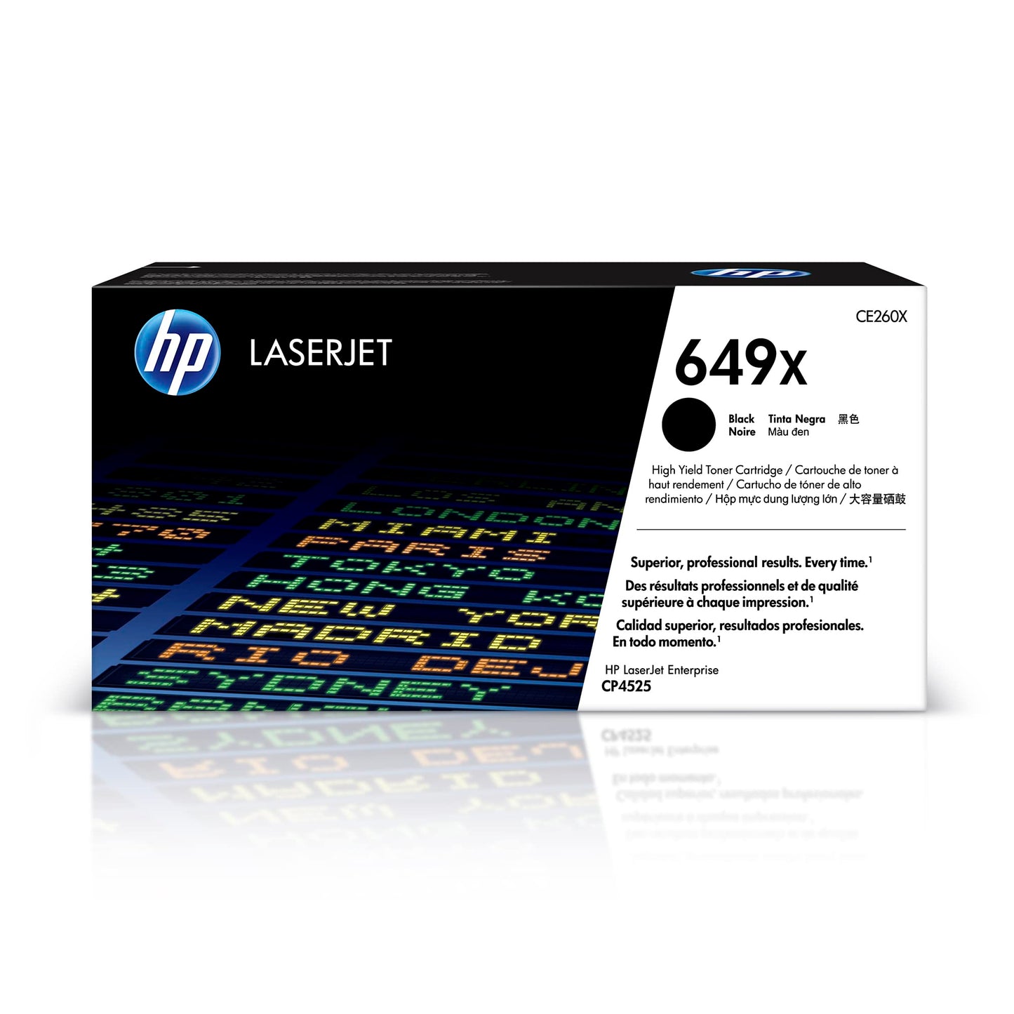 Cartouche Laser de Marque HP CE260X Noir Haute Capacité 17000 pages