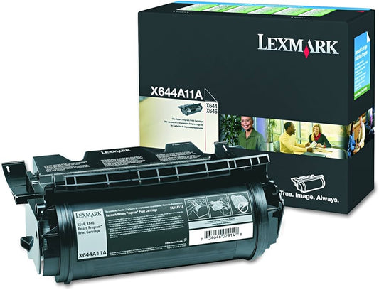 Cartouche Laser de Marque Lexmark X644A11E Noir (10 000 pages)