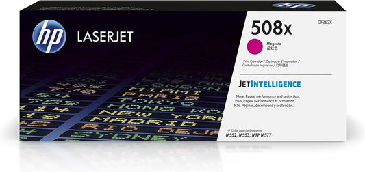 Cartouche Laser de Marque HP CF363X (HP508X) Magenta 9500 copies Haute Capacité