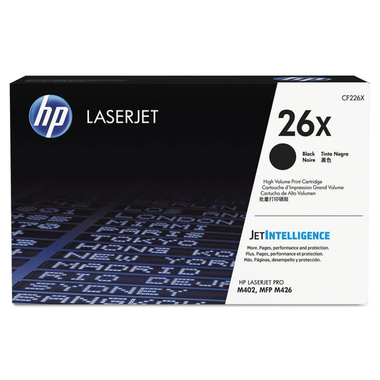 Cartouche Laser de Marque HP CF226X Noir Haute Capacité (9 000 copies)