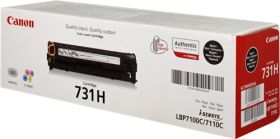 Cartouche Laser de Marque Canon CRG-731HBK (731HBK) Noir Haute Capacité (2 400 pages)