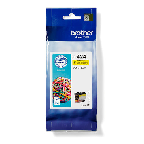 Cartouche d'origine Brother LC424Y - jaune