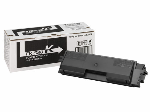 Cartouche Laser de Marque Kyocera TK-580BK  (1T02KT0NL0) Noir (3 500 pages )