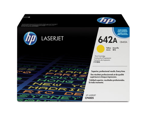 Cartouche Laser de Marque HP CB402A Jaune (7500 copies)