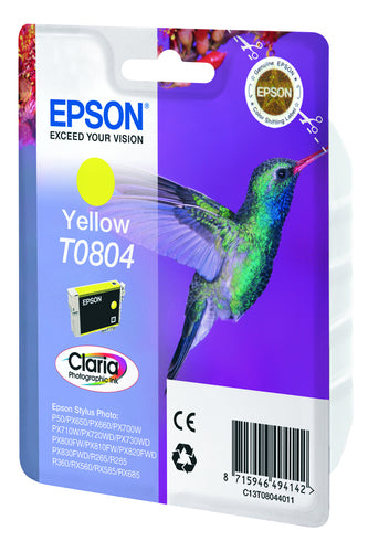 Cartouche compatible premium Epson C13T08044011 / T0804 - jaune