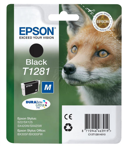 Cartouche compatible premium Epson C13T12814011 / T1281 - noire