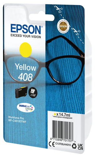 Cartouche d'origine Epson C13T09J44010 / 408 - jaune