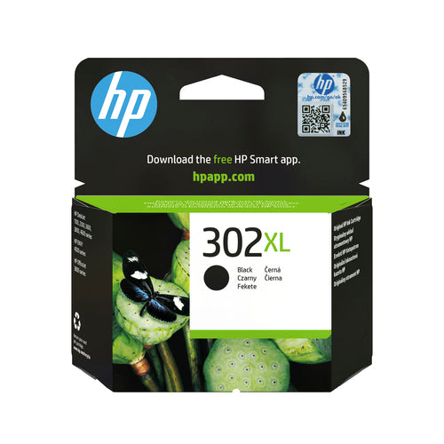 Cartouche d'origine HP F6U68AE / 302XL - noire