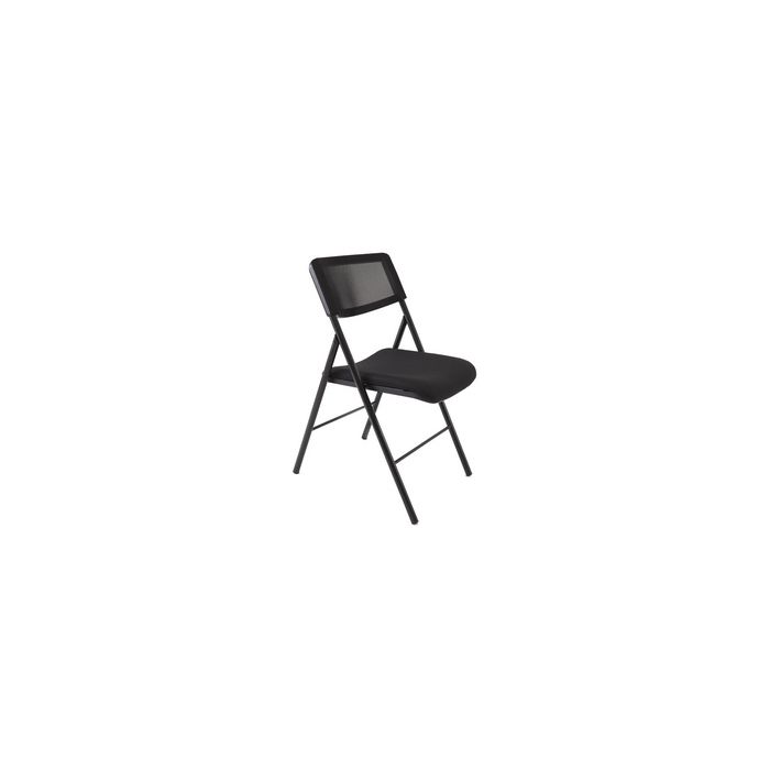 ALBA Chaise pliante DIVANO, noir x2