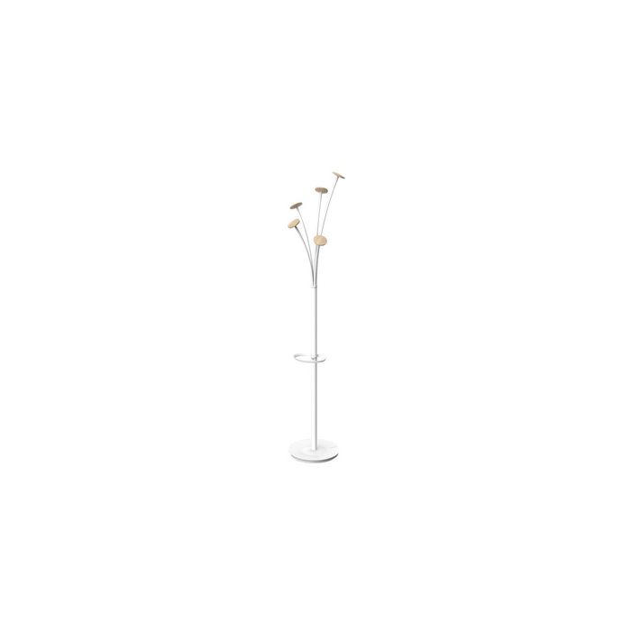 ALBA Portemanteau FESTIVAL, hauteur: 1.870 mm, blanc/bois