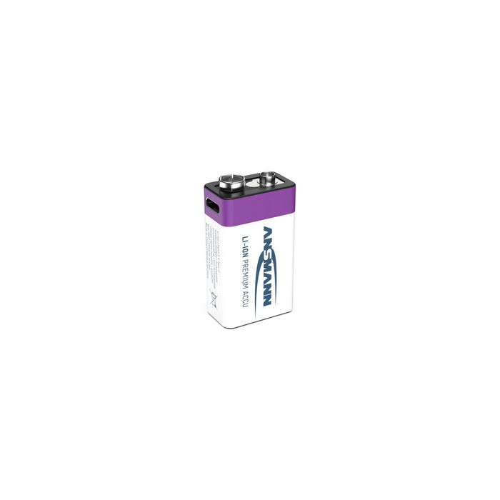 ANSMANN Pile Li-Ion E-Block avec prise USB-C femelle