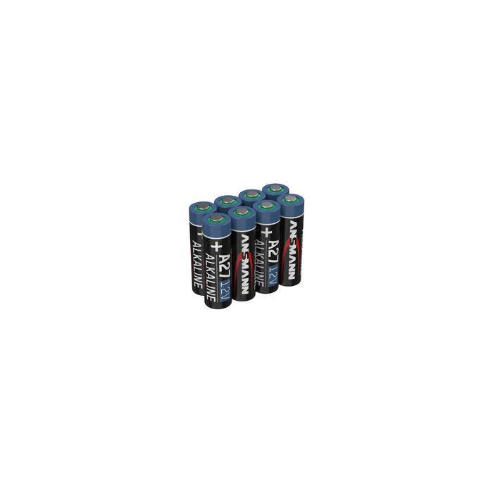 ANSMANN Pile alcaline A27/LR27, 12 V, en lot de 8