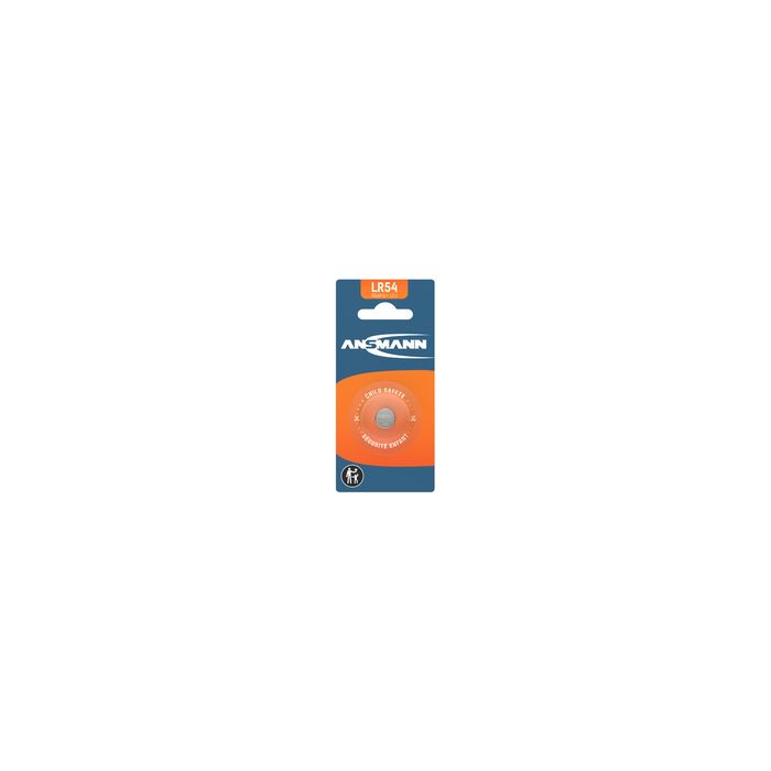 ANSMANN Pile bouton alcaline "LR54", 1,5 Volt (V10GA)