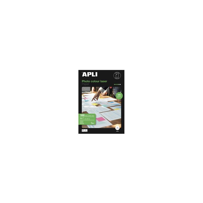 APLI Papier photo, A4, 160 g/m2, brillant recto/verso