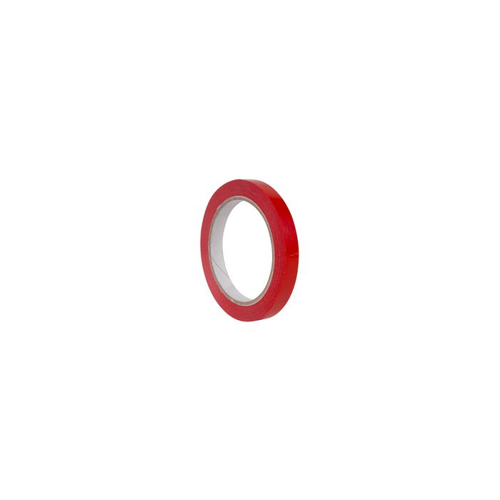 APLI Ruban adhésif d'emballage, 12 mm x 66 m, rouge