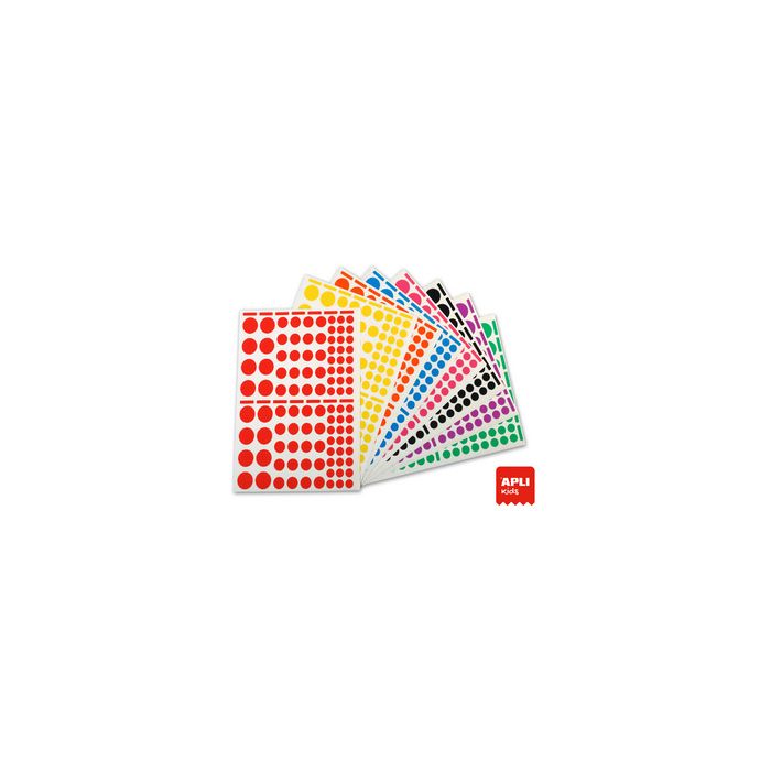 APLI kids Gommettes "Rond", grand conditionnement