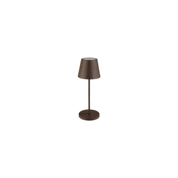 APS Lampe de bureau rechargeable à LED MERLE, rouille
