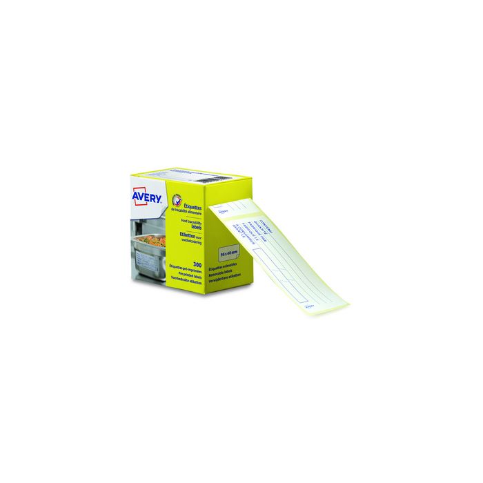 AVERY Etiquette de traçabilité alimentaire, 98 x 40 mm