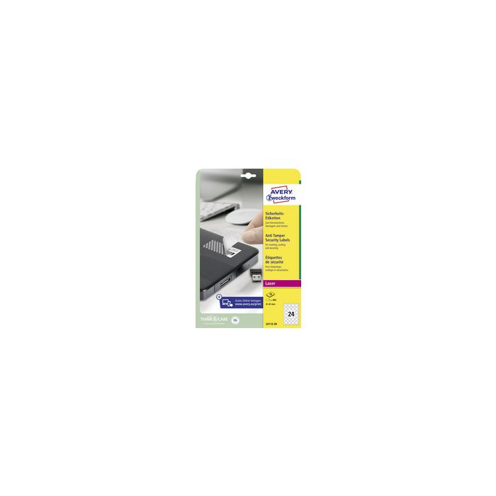 AVERY Zweckform Etiquette de sécurité, 63,5 x 29,6 mm