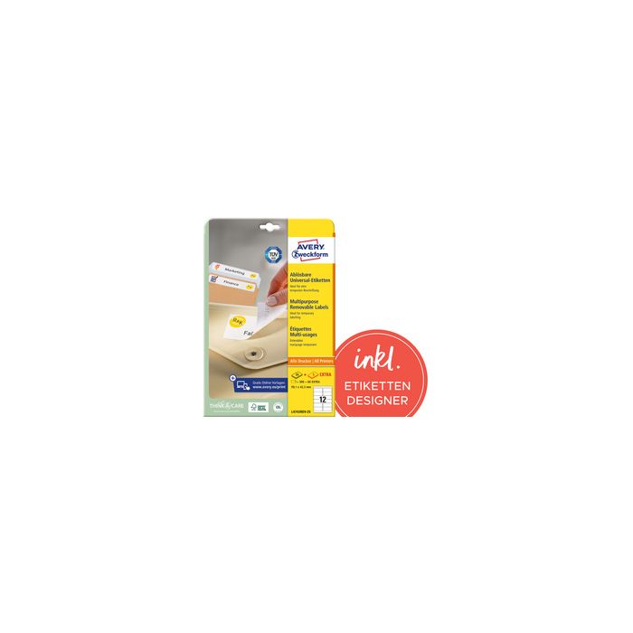AVERY Zweckform Etiquette universelle, 99,1 x 139 mm, blanc