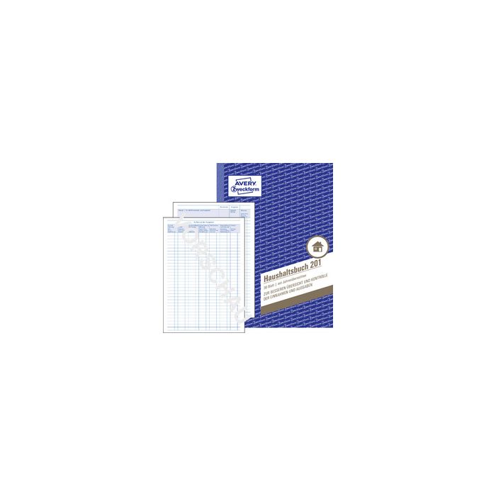 AVERY Zweckform Formularbuch "Haushaltsbuch", A5, 36 Blatt