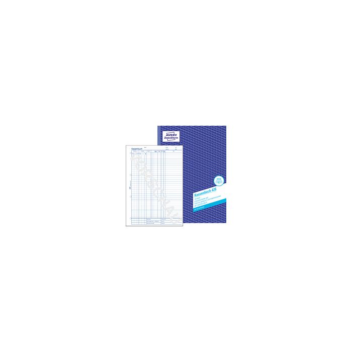 AVERY Zweckform Formularbuch "Kassenbuch EDV", A4, 100 Blatt