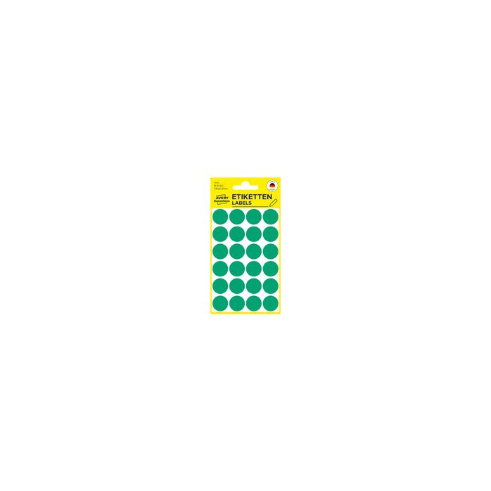 AVERY Zweckform Pastille de couleur, diamètre 18 mm, rouge