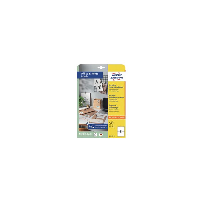 AVERY Zweckform Étiquette multi-usage recyclée Home Office