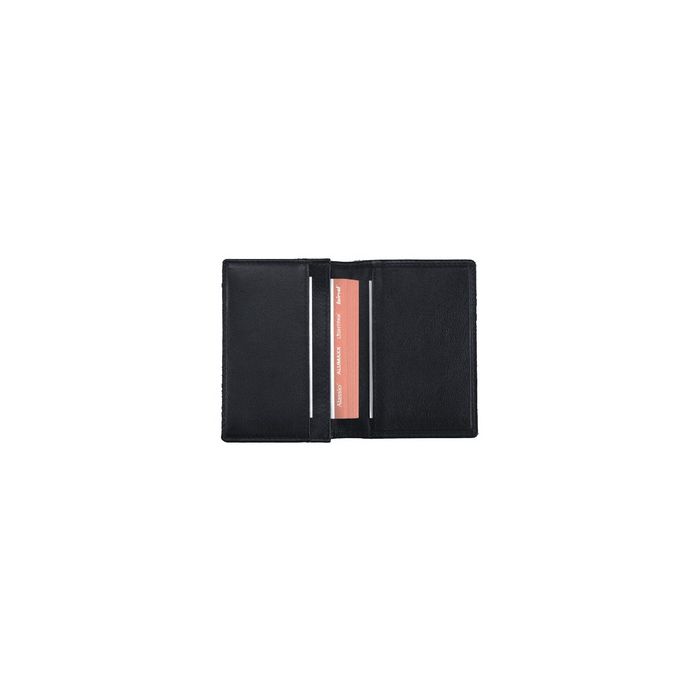 Alassio Etui pour cartes de visite, cuir, noir