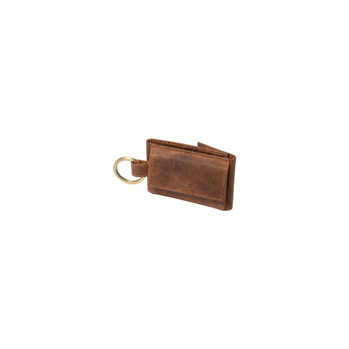 Alassio Mini porte-monnaie, en cuir, marron