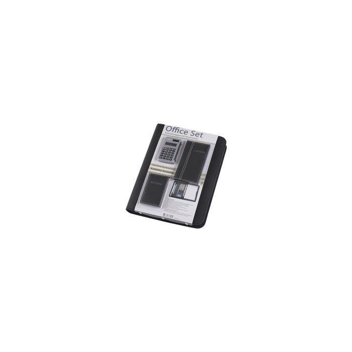 Alassio Serviette classeur "Office Set", noir