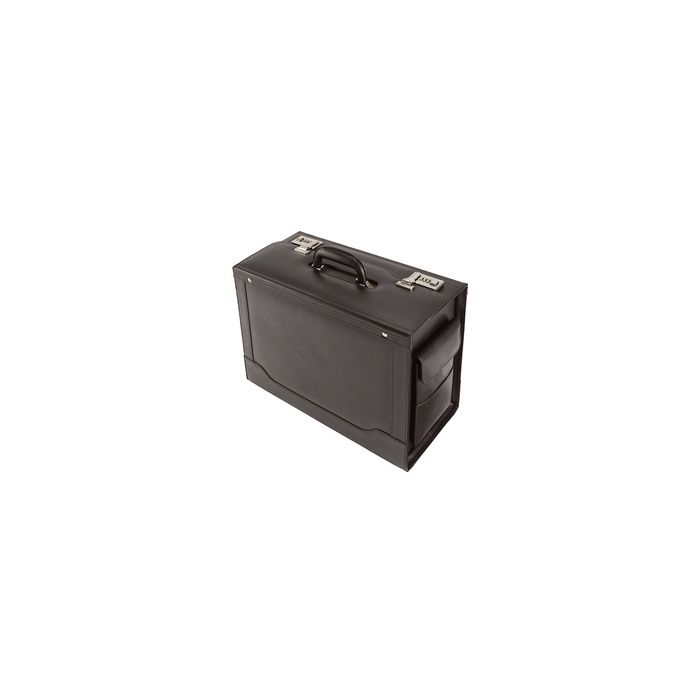 Alassio Valise pour pilotes "ANCONA", cuir, noir