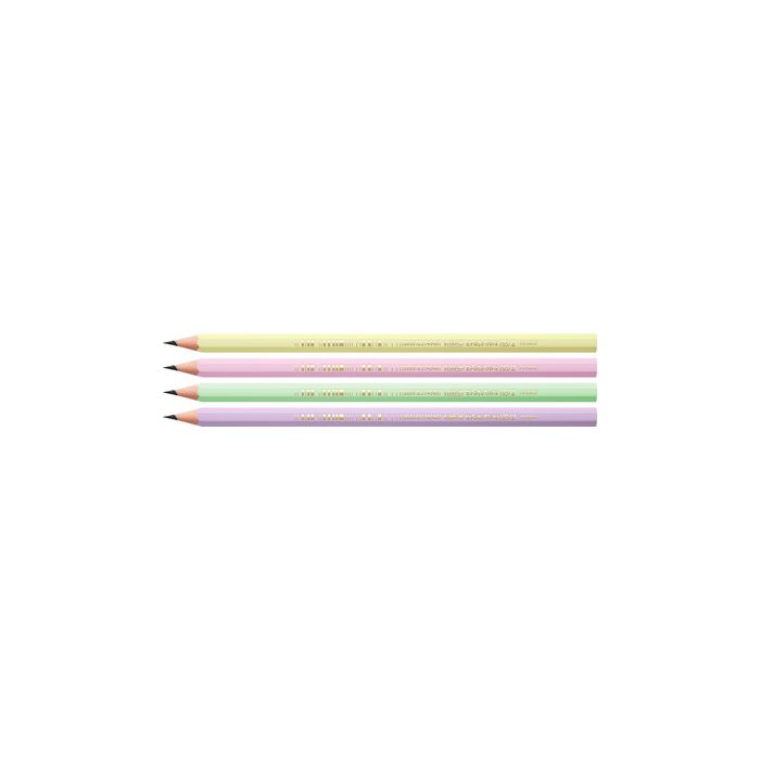 BIC Crayon de papier Evolution PASTEL, HB, assorti x12