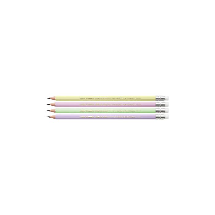 BIC Crayon de papier Evolution PASTEL, HB, assorti x12