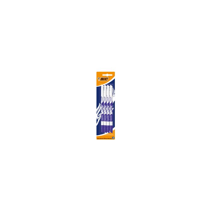 BIC Effaceur, effacer & corriger, avec 2 pointes, pack de 4