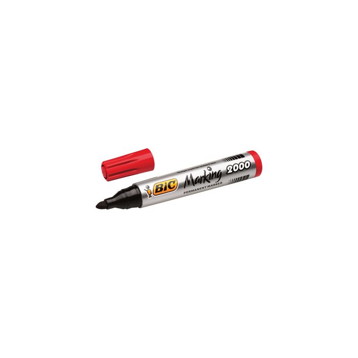 BIC Marqueur permanent Marking 2000 Ecolutions, rouge