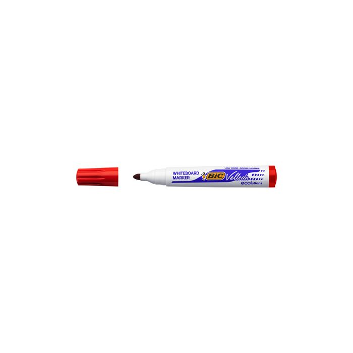 BIC Marqueur tableau blanc Velleda 1701 ECOlutions, rouge