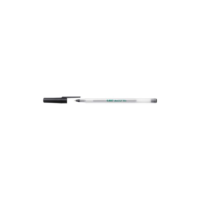 BIC Stylo à bille ECOlutions Round Stic, noir