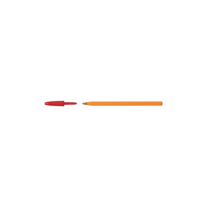 BIC Stylo à bille orange, rouge