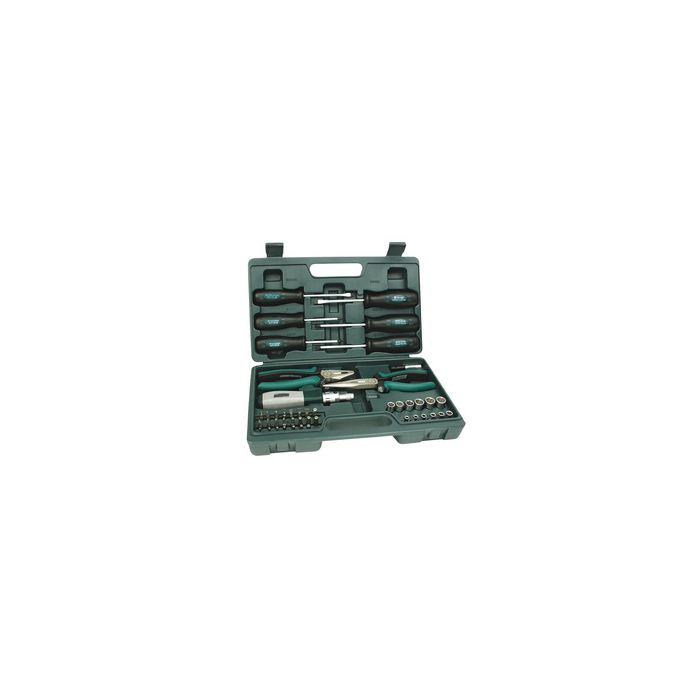 BRÜDER MANNESMANN Kit d'outils universels, 45 pièces