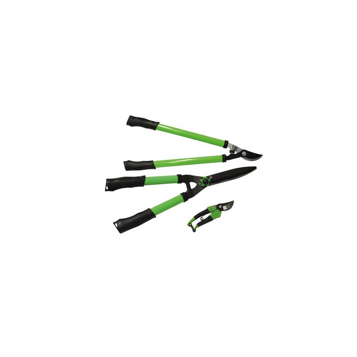 BRÜDER MANNESMANN Set de cisailles de jardinage, 3 pièces