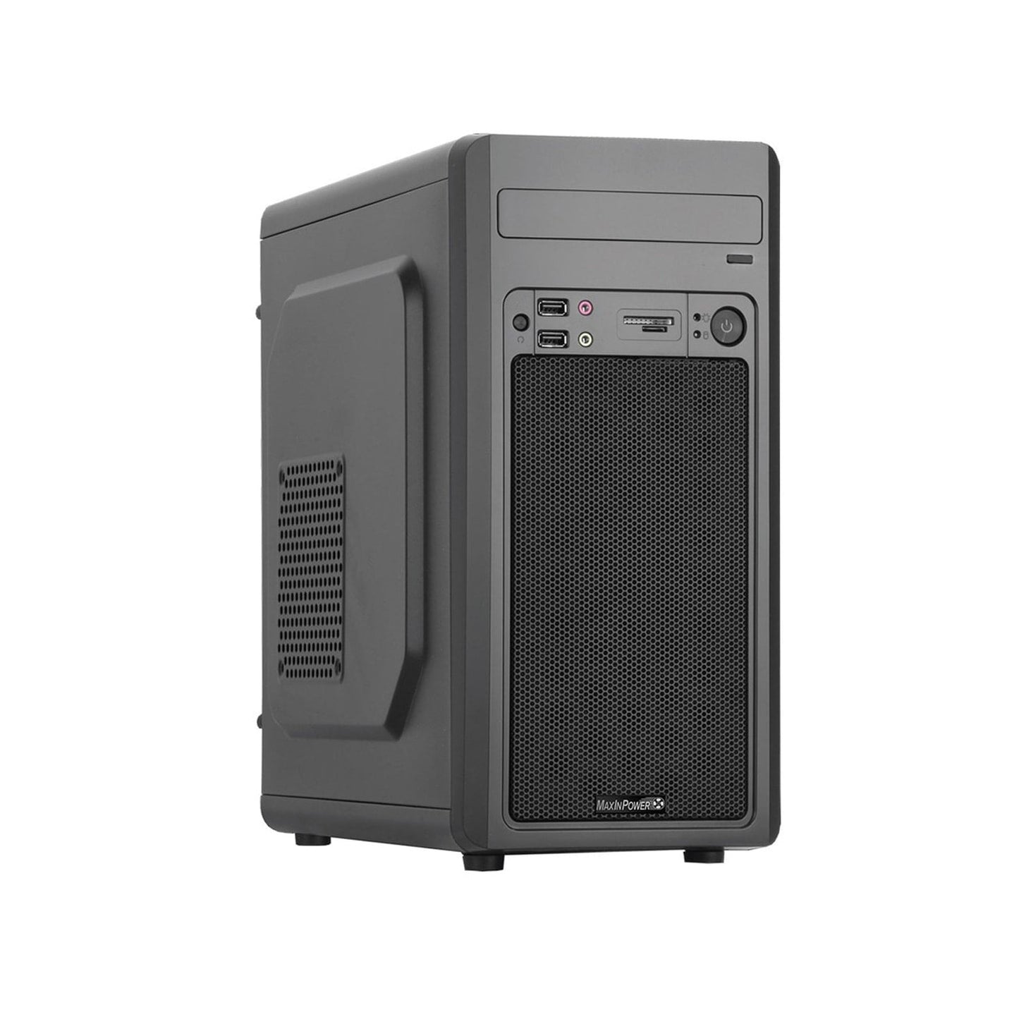 Boitier Tour Micro ATX MaxInPower Aero BM1084 + Alimentation (Noir) -  480W
