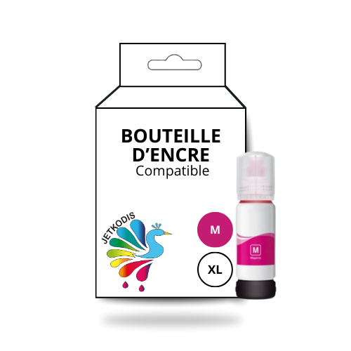 Flacon d'encre Compatible Epson C13T03R340 Magenta 102 (70ml)