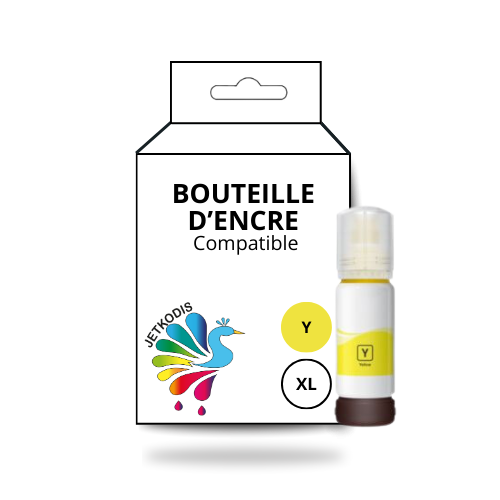 Flacon d'encre Compatible Epson C13T03R440 Jaune 102 (70ml)