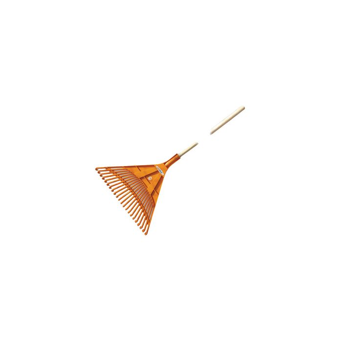 Bradas Balai à feuilles Quick Fit, manche en bois, 22 dents