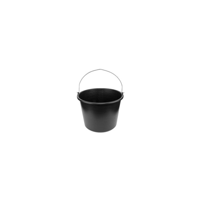 Bradas Seau, 20 litres, PVC, noir