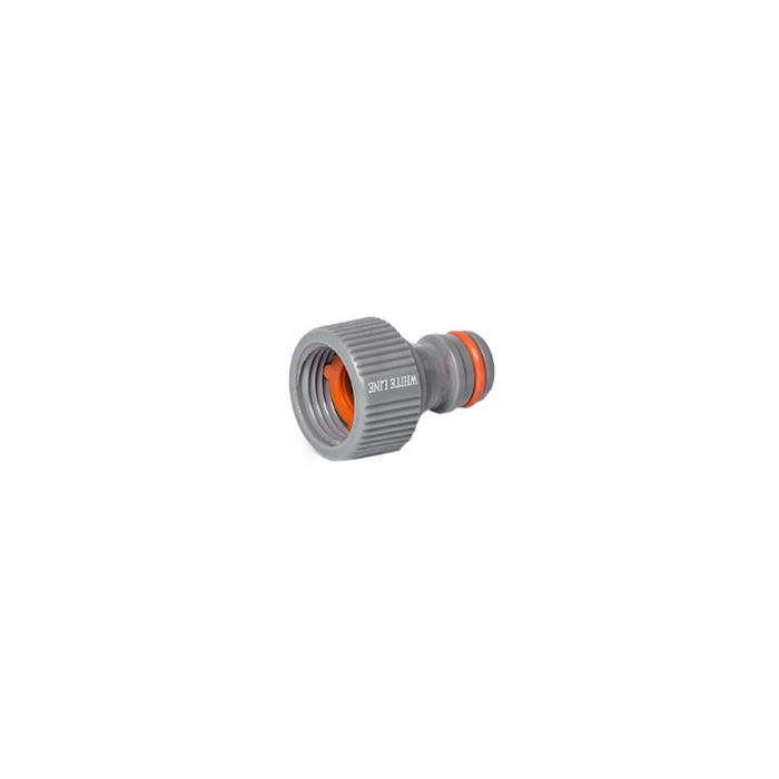 Bradas Nez de robinet WHITE LINE, filetage 1/2", gris
