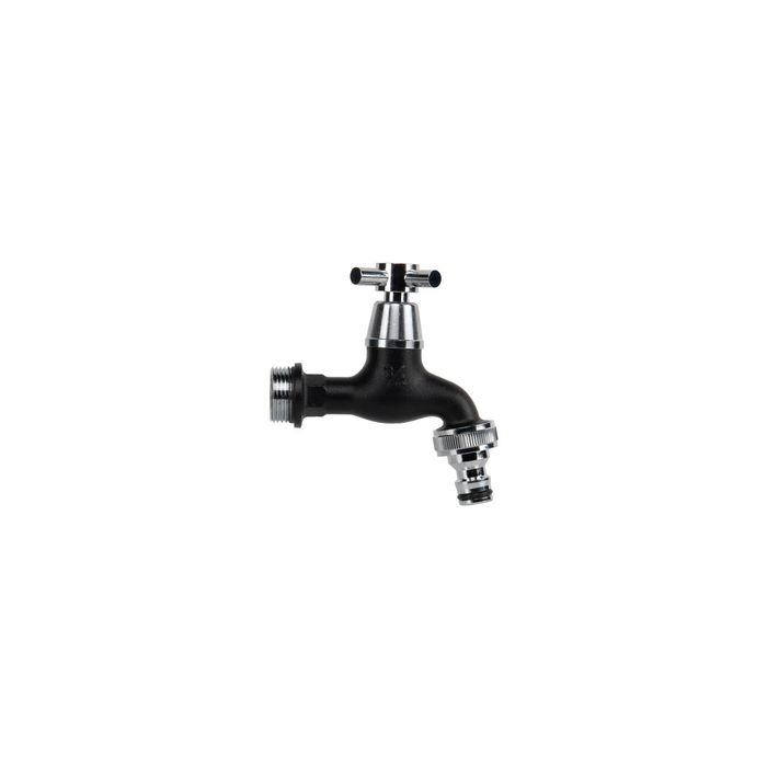 Bradas Robinet 3/4", boisseau sphérique, noir mat