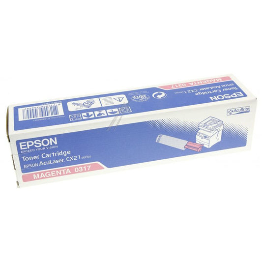 Cartouche Laser de Marque Epson C13S050317 Magenta (5000 pages)