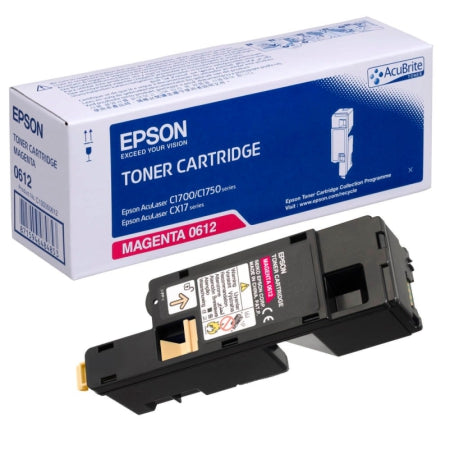 Cartouche Laser de Marque Epson C13S050612 Magenta (1 400 pages)